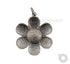 Pave Diamond Flower Pendant, (DP-1147)